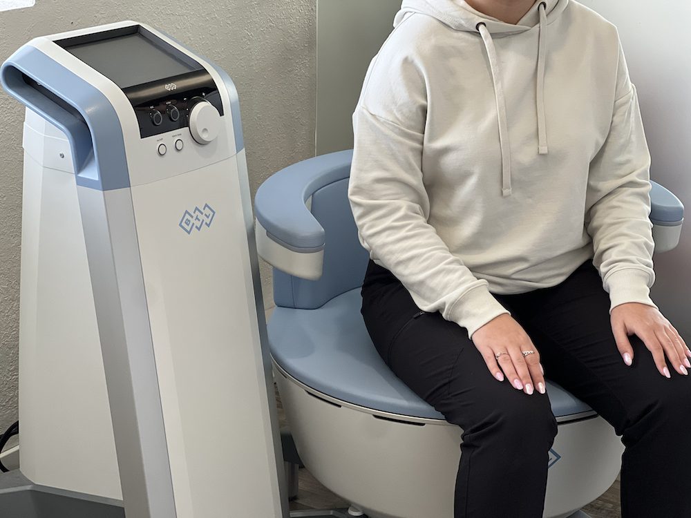 Pelvic floor therapy at Glacial Lakes Aesthetics in Spicer, Minnesota